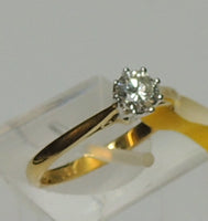 18ct Solitaire Diamond Ring, 0.25ct